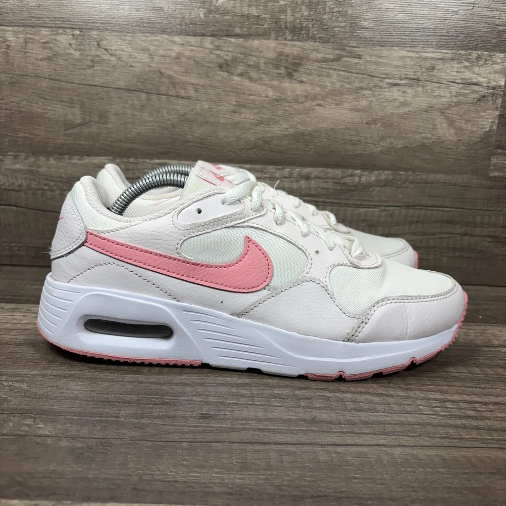 Nike Air Max White Pink Womens US Size 7.5 EUR 38.5 CW4554-601 Sneakers